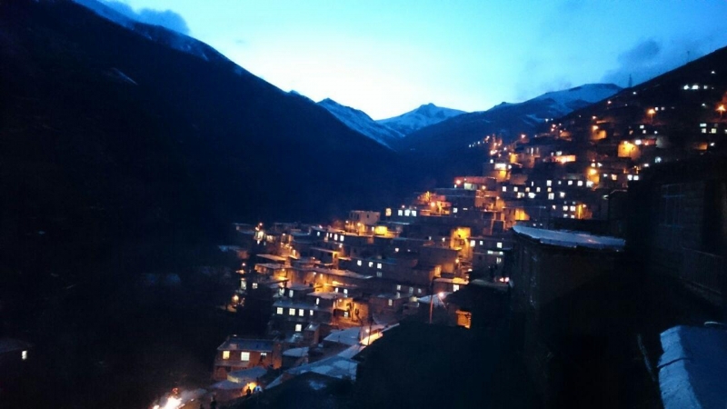 Night Galin Village- روستای گلین - شب 